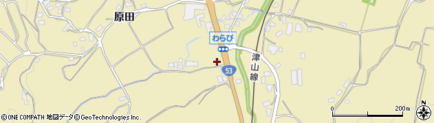 岡山県久米郡美咲町原田3985周辺の地図