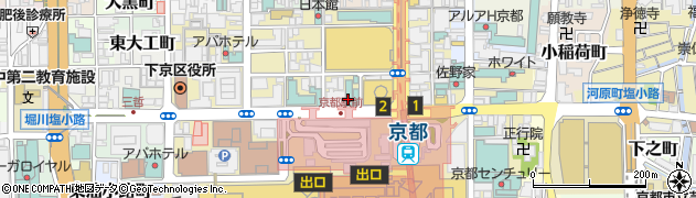 ホテル法華クラブ京都周辺の地図