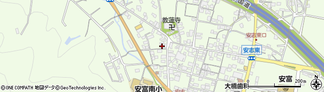 兵庫県姫路市安富町安志950周辺の地図
