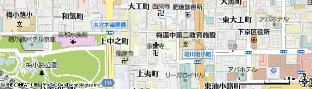 京都府京都市下京区伊勢松町116周辺の地図
