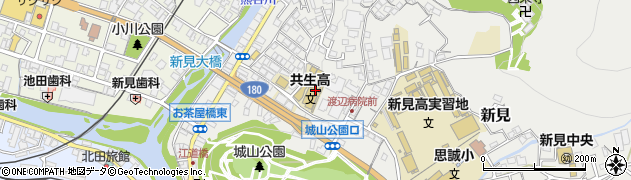岡山県共生高等学校周辺の地図