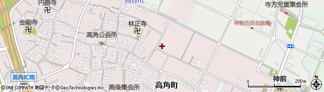 三重県四日市市高角町2935周辺の地図