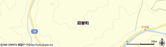 愛知県岡崎市鍛埜町周辺の地図