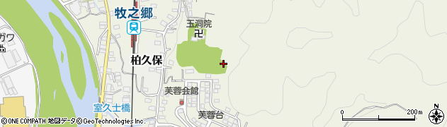 静岡県伊豆市牧之郷周辺の地図
