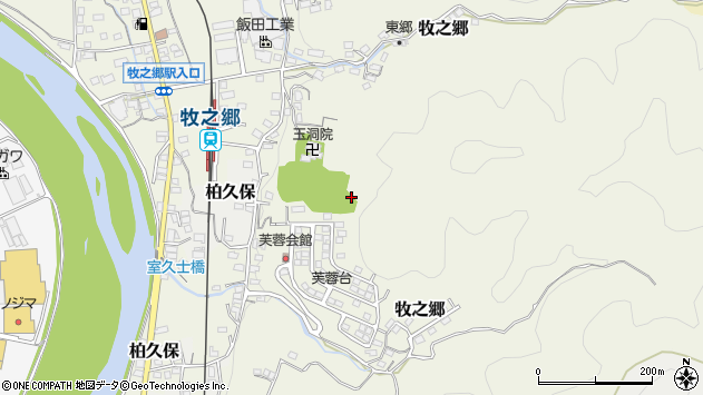〒410-2401 静岡県伊豆市牧之郷の地図