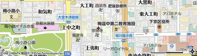 京都府京都市下京区伊勢松町115周辺の地図