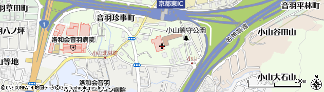 洛和会音羽記念病院周辺の地図