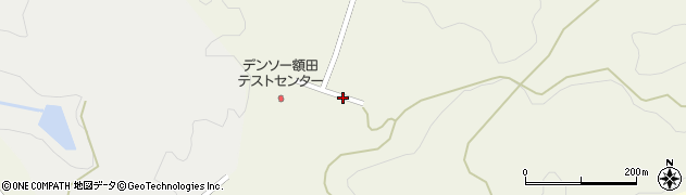愛知県岡崎市切山町（大ボウ）周辺の地図