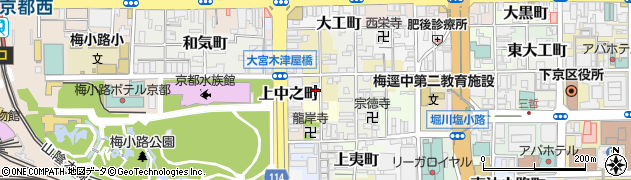 京都府京都市下京区上糀屋町50周辺の地図