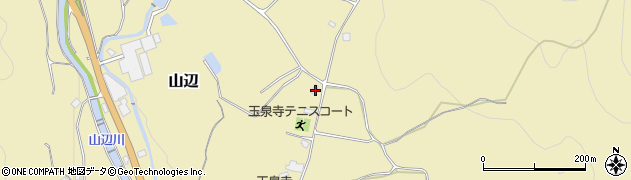 大阪府豊能郡能勢町山辺165周辺の地図