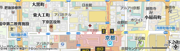 くみこクリニック京都駅前院周辺の地図