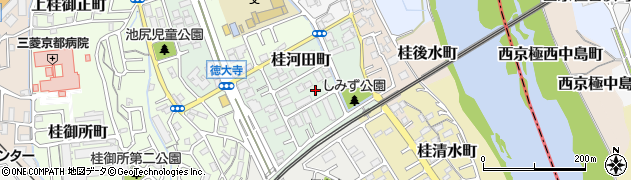 京都府京都市西京区桂河田町194周辺の地図