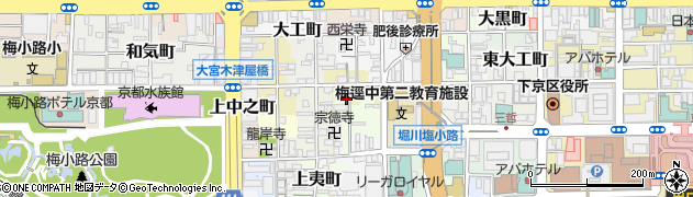 京都府京都市下京区伊勢松町113周辺の地図