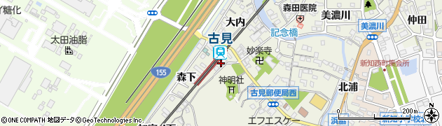 愛知県知多市新知（阿羅田）周辺の地図