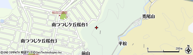 京都府亀岡市篠町広田（前山）周辺の地図