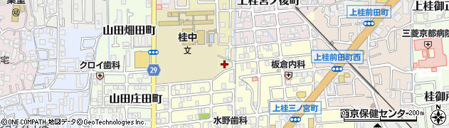京都府京都市西京区上桂森上町43周辺の地図
