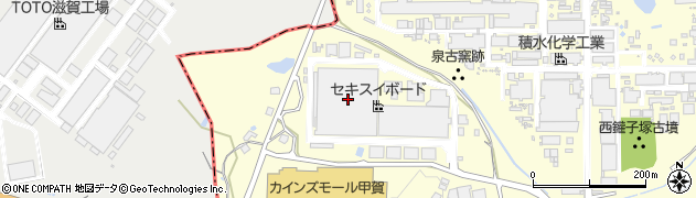 滋賀県甲賀市水口町泉1259周辺の地図