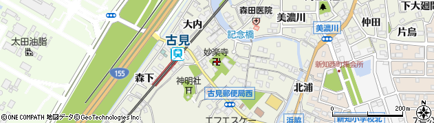 妙楽寺寺務所周辺の地図