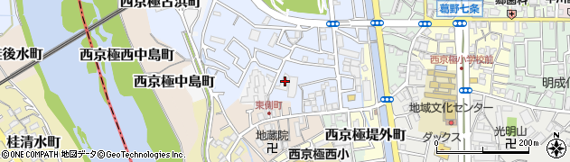 京都府京都市右京区西京極徳大寺団子田町22周辺の地図