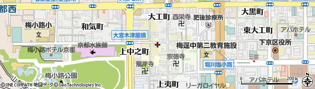 京都府京都市下京区上糀屋町41周辺の地図
