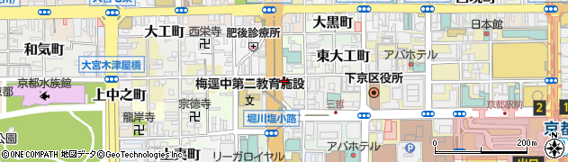武田塾　京都駅前校周辺の地図
