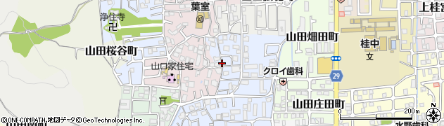 京都府京都市西京区山田出口町周辺の地図