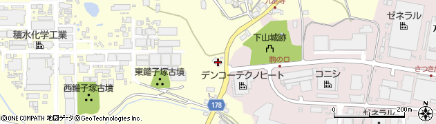 滋賀県甲賀市水口町下山1081周辺の地図