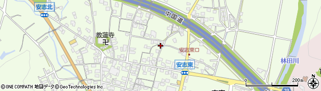 兵庫県姫路市安富町安志198周辺の地図