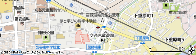 刈谷市役所　交通児童遊園周辺の地図