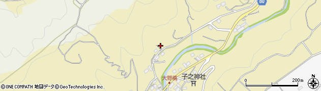 静岡県伊豆市大野212周辺の地図