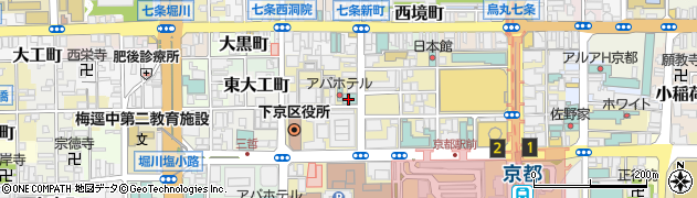京都タワーホテルアネックス周辺の地図
