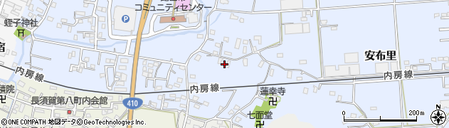 千葉県館山市安布里58周辺の地図