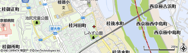 京都府京都市西京区桂河田町132周辺の地図