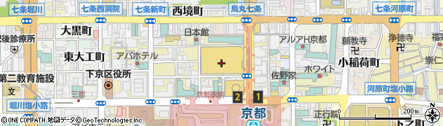 但馬屋 京都ヨドバシ店周辺の地図