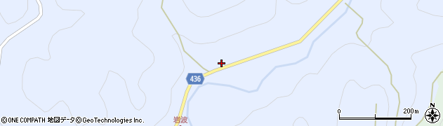 愛知県新城市作手岩波（日向）周辺の地図