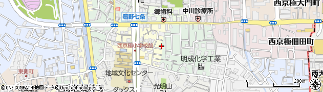 京都府京都市右京区西京極南方町26周辺の地図