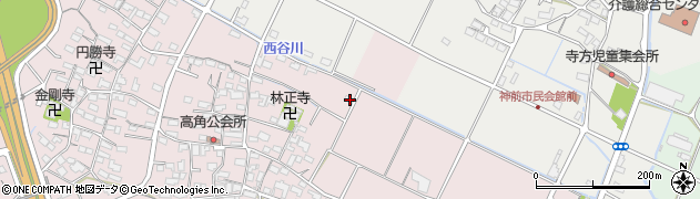 三重県四日市市高角町2931周辺の地図