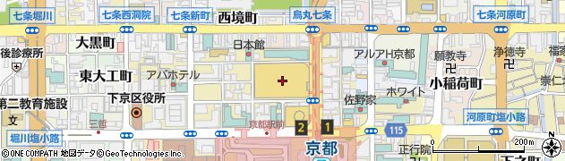 ＪＩＮＳ　京都ヨドバシ店周辺の地図