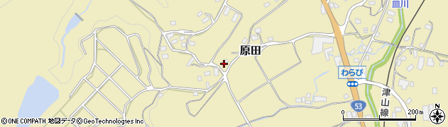 岡山県久米郡美咲町原田3381-1周辺の地図