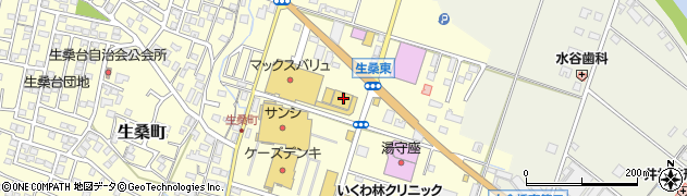 シュープラザチヨダ四日市生桑店周辺の地図