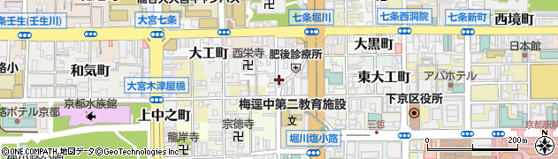 京都府京都市下京区鎌屋町周辺の地図