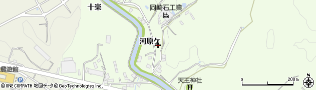 愛知県岡崎市滝町（河原ケ）周辺の地図