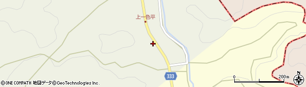 愛知県岡崎市切山町上一色平周辺の地図