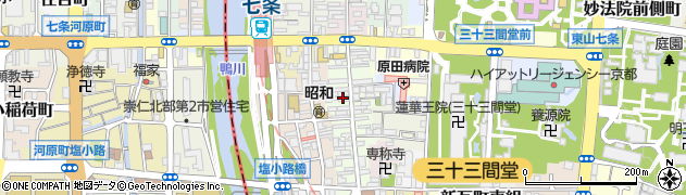 桑名商店周辺の地図