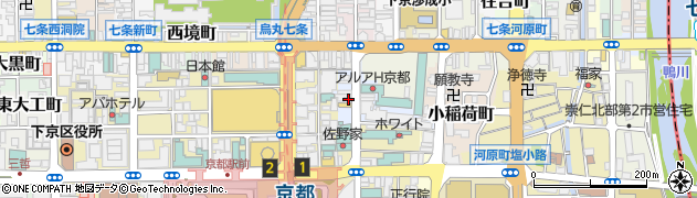 京都府京都市下京区塩小路町521周辺の地図