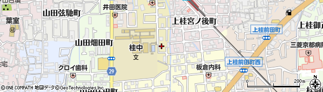 京都府京都市西京区上桂森上町2周辺の地図