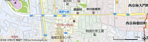 京都府京都市右京区西京極南方町23周辺の地図