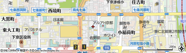京都府京都市下京区塩小路町710周辺の地図