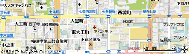 レンタル着物京乃都　京都駅前店周辺の地図