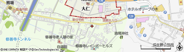 静岡県伊豆市熊坂59周辺の地図